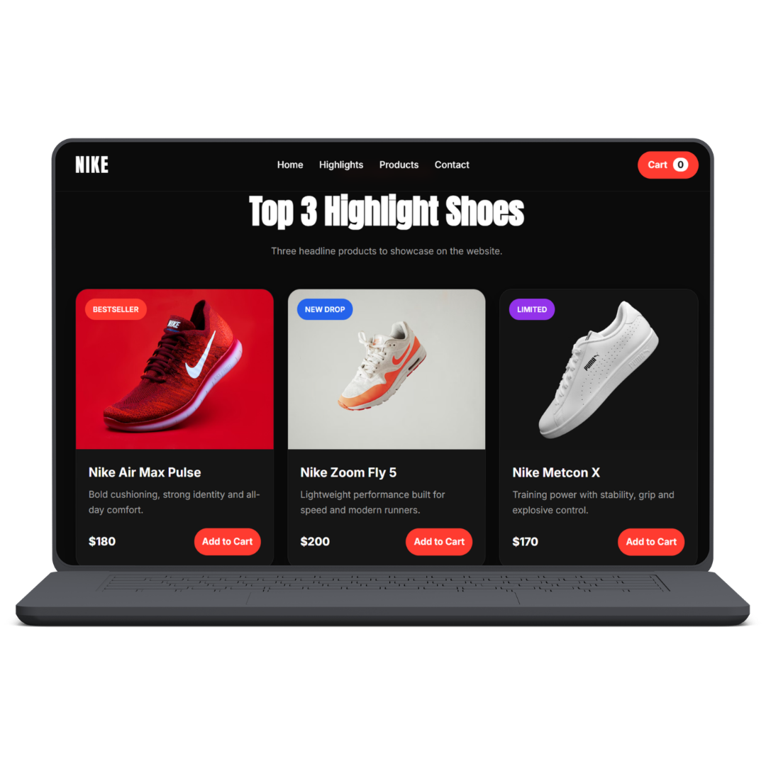 Project 3 Shopping Mockup